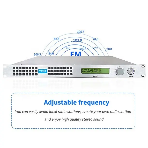 Transmetteur FM Exciter 30 Watt Emetteur 30 W pour station de radio