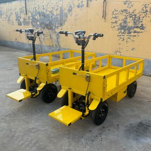 1000 kg Yük Taşıma Kapasiteli Elektrikli Platformlu Yük Arabası, Ağır Yük Taşıma Arabası Fiyatları, 4 Tekerlekli Küçük Düz Kasalı Kamyon - Product Image 5