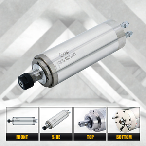 2.2 kW 2200 Wát nước làm mát động cơ trục chính 4 mang 2.2kw er20 làm mát bằng nước 80 mét 220V 380V điện trục chính cho máy khắc - Product Image 3