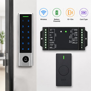 Kit de contrôle d'accès <span class=keywords><strong>sans</strong></span> <span class=keywords><strong>fil</strong></span> extérieur 1100 125KHz EM Card PIN Users 433MHz Keypad étanche IP65 10~15m alimenté par batterie - Product Image 2