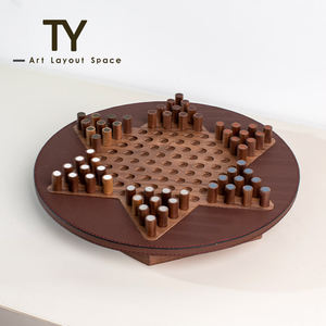 Semplice e moderno gioco da tavolo <span class=keywords><strong>in</strong></span> legno massiccio internazionale ornamento <span class=keywords><strong>casa</strong></span> soggiorno studio ufficio camera modello Hotel decorazione - Product Image 6