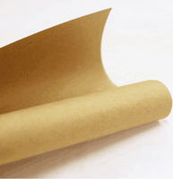 Rollos de Papel Kraft Marrón de 170 g/m², Pulpa de Madera Virgen Reciclada, Papel y Cartón Ecológicos de Calidad