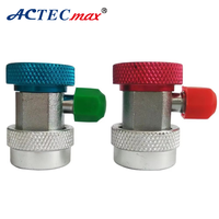 ACTECmax 1/4 SAE mâle X R134a côté femelle coupleur rapide manuel AC.142.001 adaptateur climatiseur 1/4 connecteurs SAE accessoires
