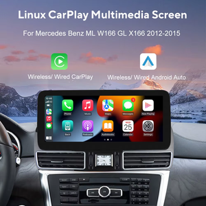Không dây Carplay Android Auto 12.3 ''linux màn hình cho Mercedes Benz ml w166 GL x166 2012 2015 đa phương tiện đài phát thanh <span class=keywords><strong>Receiver</strong></span> - Product Image 6