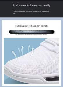 Zapatillas de Deporte de Moda para Hombre, Primavera-Verano, Antideslizantes, Informales, para Correr, con Parte Superior de Malla Transpirable, Cómodas, Blancas - Product Image 6