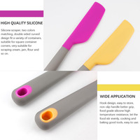 Spatule à Omelette en Silicone Résistante à la Chaleur, Spatule à Œufs Antiadhésive en Silicone pour Cuisine, Omelettes, Crêpes