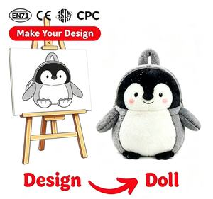 Zaino in Peluche 3D Personalizzato a Forma di Cartone Animato, Zaino Imbottito per Bambini OEM, Certificato CPC EN71, Logo Personalizzato, Confezione all'Ingrosso, Simpatica <span class=keywords><strong>Volpe</strong></span> - Product Image 5