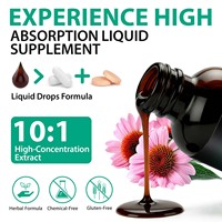Lenm OBM OEM Gouttes de supplément de drainage lymphatique à absorption rapide 2 en 1 Mélange d'herbes sans sucre Liquide oral pour adultes Disponible