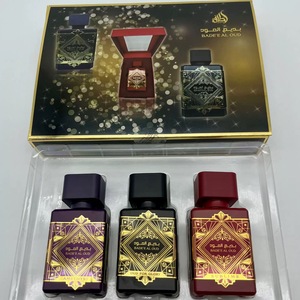 Caja de Regalo de Alta Calidad Lattafa BADEE AL OUD Perfume Árabe Unisex de Oriente Medio, Dubai, Amaderado y de Larga Duración - Product Image 2