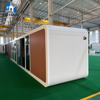 RELYANCE Cabine mobile Apple 20ft 40ft 2-3 chambres Panneaux muraux ignifuges 50-80mm Design moderne pour bureau, immeuble, salon