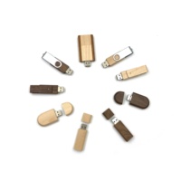 Boîte à album photo en bois de noyer, clé USB 3.0, gravure personnalisée du logo, cadeaux de mariage, emballage en bois
