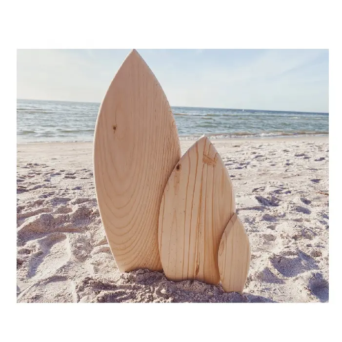 DIY Longboard Surfboard Decor Wooden Blank Surfboard