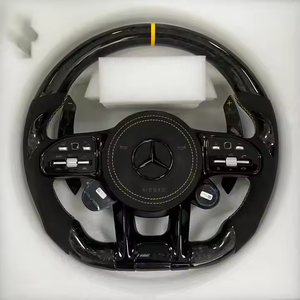 <span class=keywords><strong>Volant</strong></span> de voiture en fibre de carbone personnalisé Mercedes-Benz <span class=keywords><strong>AMG</strong></span> W205 W213 W177 W166 C43 C63 Classe C E63 Cls Gle <span class=keywords><strong>Performance</strong></span> - Product Image 4