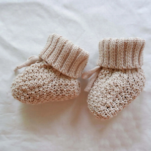 Haute qualité hiver chaud <span class=keywords><strong>Crochet</strong></span> taille 6-12 mois tricoté berceau chaussures chaussons filles garçons chaussettes bébé - Product Image 4