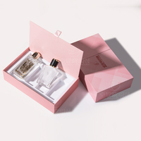 Coffret cadeau de parfum de luxe pour femmes, ensemble cosmétique, emballage de flacon de parfum, boîte rigide magnétique de luxe, matériaux recyclés
