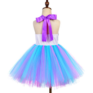 Costume da Principessa dell'Oceano per Bambine 2025, Abito Stile Sirena con Paillettes, <span class=keywords><strong>Vestito</strong></span> da Ballo in Tulle per Ragazze - Product Image 5