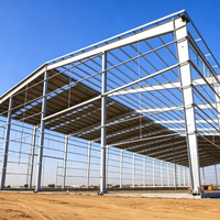 Kit de hangar préfabriqué en acier léger galvanisé pour entrepôt industriel et atelier de stockage métallique
