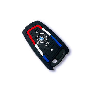 Housse de clé en silicone souple pour <span class=keywords><strong>BMW</strong></span> Série 5 IX3 I5 M60 X5 X7 X6 IX I7, protection de clé de voiture - Product Image 2
