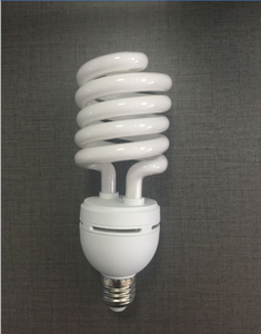 Lampe à économie d'énergie CFL E27 Demi-spirale 50W Blanc chaud doux 6000 heures AC 220V CRI 80 Garantie de 2 ans 60 Lm/W d'efficacité - Product Image 1