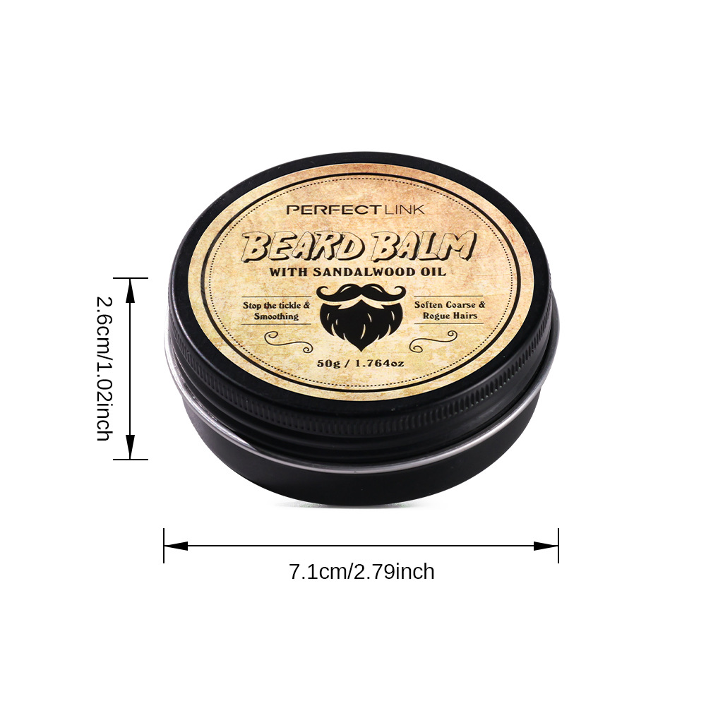 Beard wax shaping cream-sandalwood oil-50g