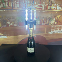Luz LED de Triple Cabezal para Botellas de Vino, Recargable, con Efecto de Chispas, para Bares y Discotecas, Luz Estroboscópica LED