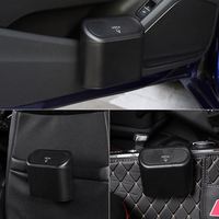 Poubelle de voiture universelle, boîte de rangement multifonctionnelle pour voiture, conteneur à déchets