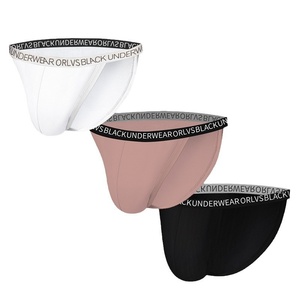 Choix des acheteurs hommes Sexy mince ceinture hanche-levage slips XXL à 5XL modal caleçon <span class=keywords><strong>jetable</strong></span> soie boxeurs et <span class=keywords><strong>string</strong></span> - Product Image 4