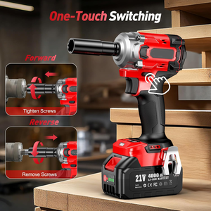 Llave <span class=keywords><strong>de</strong></span> <span class=keywords><strong>Impacto</strong></span> Inalámbrica Eléctrica <span class=keywords><strong>de</strong></span> <span class=keywords><strong>3</strong></span>/<span class=keywords><strong>8</strong></span> Pulgadas, <span class=keywords><strong>Pistola</strong></span> <span class=keywords><strong>de</strong></span> <span class=keywords><strong>Impacto</strong></span> Eléctrica con Motor sin Escobillas para Automóviles, Hogar, Neumáticos, Tipo Llave Dinamométrica - Product Image 3