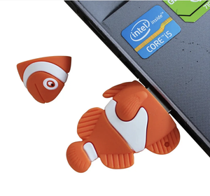 Phim Hoạt hình màu đỏ màu xanh cam Cá Bút ổ đĩa NE mo <span class=keywords><strong>USB</strong></span> 64GB 32GB 16GB 8GB 4GB Pendrive Memory <span class=keywords><strong>Stick</strong></span> U Flash Disk Quà Tặng - Product Image 6