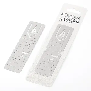 Personal New Design Custom Stainless Steel Book Mark Brass Polished Silver Metal Bookmark