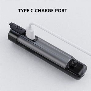 New Portable Lanterns ABS Material 7 <b>Work</b> Modes Type C Rechargeable <b>LED</b> Keychain Flashlights UV <b>Light</b> With Whistle for SOS - Product Image 4