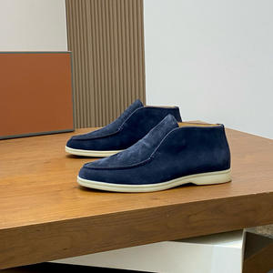 Zapatos de Hombre de Estilo Europeo de Alta Gama, Botines Cortos de Otoño, Nuevos, de Cuero Genuino, con Suela Gruesa, Transpirables, Estilo <span class=keywords><strong>Chelsea</strong></span> - Product Image 5