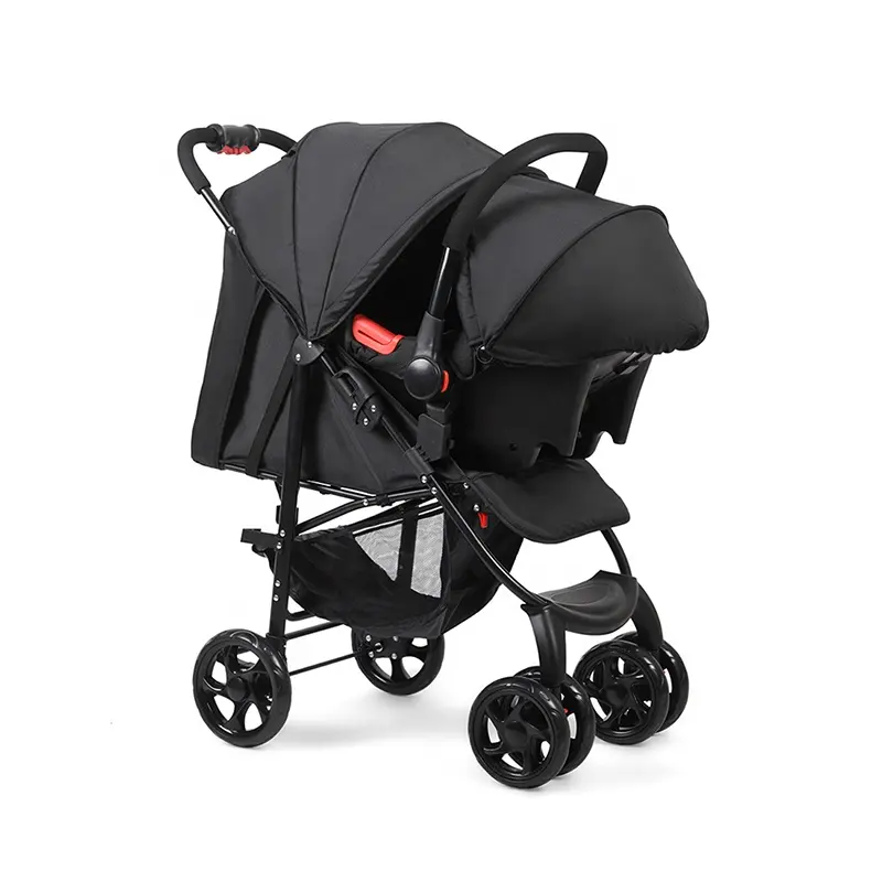 Multifunctionele Een Stap Opvouwbare Lichtgewicht Travel System Kinderwagens 3 In 1