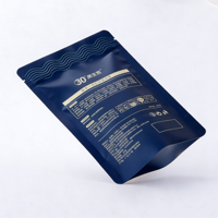 Emballage d'échantillons cosmétiques pour masque facial en aluminium imprimé personnalisé, sachet vide en plastique, sacs à trois côtés scellés