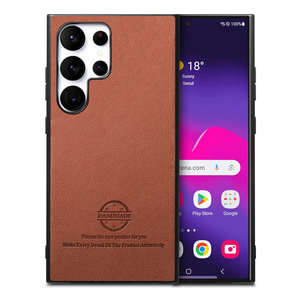 Funda de Teléfono Ultrafina con Textura de Cuero de Color Sólido de Lujo para <span class=keywords><strong>Samsung</strong></span> S25 S24 S23 S22 S21 Plus Ultra, Carcasa Trasera Antigolpes - Product Image 6
