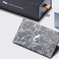 Boîte cadeau en carton rigide avec tiroir coulissant pour lunettes de soleil, logo imprimé sur mesure