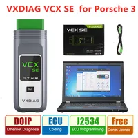 Escáner de Diagnóstico OBD2 DoIP de la Mejor Calidad, VXDIAG VCX SE VX608 para Porsche 3, Diagnóstico de Todos los Sistemas, Programación OEM J2534, Codificación de ECU