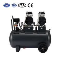 Compresseurs d'air portables pour la peinture au pistolet et l'industrie de lavage de voitures, alimentation CA 220V 8L