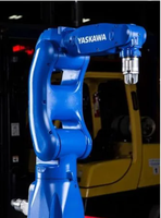 Robot de peinture au pistolet bleu haute précision YASKAWA GP25, robot industriel en alliage d'aluminium IP30, haute performance pour l'automobile