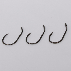 Anzuelos de pesca al por mayor sin púas de acero de alto carbono para atado de moscas Streamer y Stonefly, ultra afilados Wooly Bugger para pesca en agua salada - Product Image 3