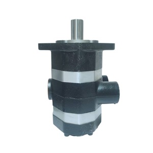ปั๊มเกียร์แบบคู่ ทางเข้าเดียว ทางออกสองทาง หมุนตามเข็มนาฬิกา ปั๊มไฮดรอลิกสำหรับเครื่องจักรก่อสร้าง รถเครน รถยก - Product Image 1
