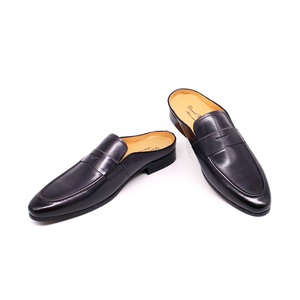 New Half Shoes Penny Loafers <strong>Men</strong> Mules Genuine Leather Outdoor Indoor Lightweight Casual <strong>Slipper</strong> Half Loafer Shoes <strong>for</strong> <strong>Men</strong> - Product Image 2