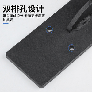 Soporte Triangular Ancho de 50 mm para Estantes de Pared, Soporte Invisible de Acero Laminado en Frío de Alta Resistencia, Herrajes para el Hogar - Product Image 2