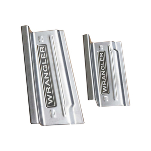 Plaque <span class=keywords><strong>de</strong></span> <span class=keywords><strong>seuil</strong></span> <span class=keywords><strong>de</strong></span> <span class=keywords><strong>porte</strong></span> en <span class=keywords><strong>acier</strong></span> inoxydable argenté Bandes <span class=keywords><strong>de</strong></span> <span class=keywords><strong>seuil</strong></span> externes pour jeep wrangler jl 2018 + JL1040 - Product Image 5