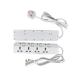 13A Multi Socket with Individual switches and Fuse plug