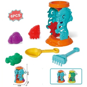 Ensemble de 9 jouets de plage pour enfants : roue <span class=keywords><strong>à</strong></span> <span class=keywords><strong>sable</strong></span>, seau, pelle et moules d'animaux marins pour l'été, la plage, le jardin et le <span class=keywords><strong>bac</strong></span> <span class=keywords><strong>à</strong></span> <span class=keywords><strong>sable</strong></span> - Product Image 2