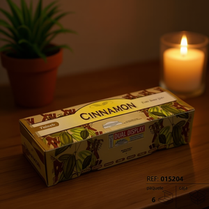 Tulasi Cinnamon Incense Sticks Dual Display Box 6 Packs Aromatherapy Use - Product Image 3