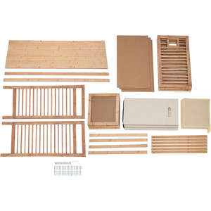 <span class=keywords><strong>Cesto</strong></span> <span class=keywords><strong>Portabiancheria</strong></span> Grande in Bambù a 3 Scomparti, Cesta Portatile per Vestiti Sporchi <span class=keywords><strong>con</strong></span> <span class=keywords><strong>Scaffale</strong></span> e 3 Sacchi - Product Image 6