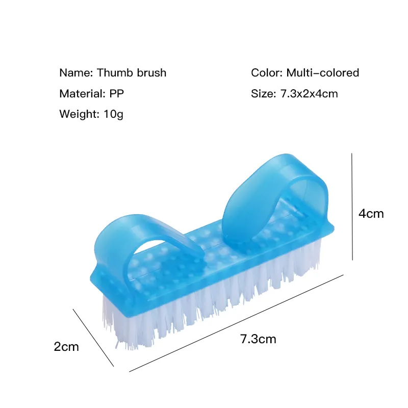 ट्रेंडी उत्पाद स्नीकर क्लीनर धोने में आसान जूता ब्रश मल्टी-फंक्शनल मिनी थंब क्लीनर ब्रश