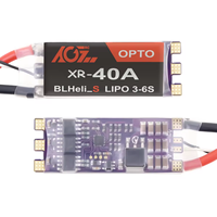 AGFRC ESC XR-40A Hot Sell 3-6S OPTO BLheli_S Dshot600 Multishot 40A Brushless ESC Pour RC FPV Racing Drones